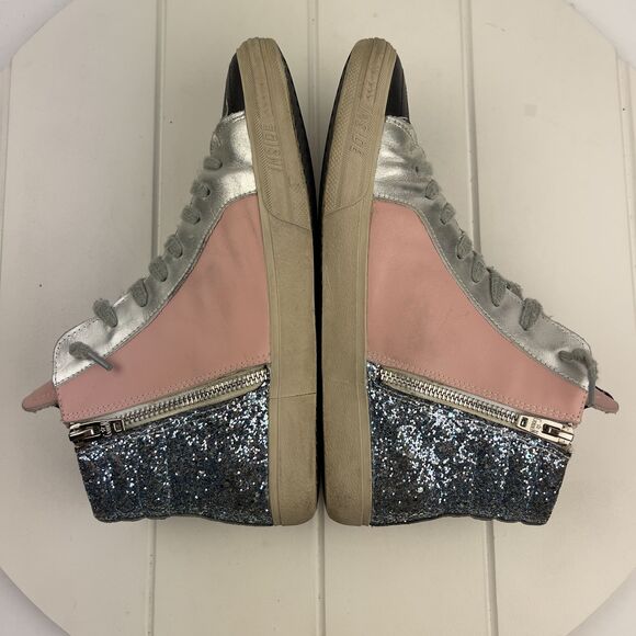 Golden Goose High Tops Hidden Wedge Sneakers 9-9.5 / 40 - Picture 6 of 9